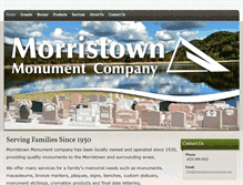 Tablet Screenshot of morristownmonument.com